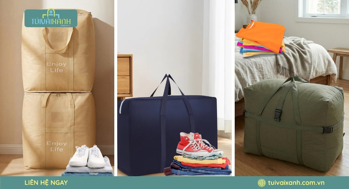 Túi đựng quần áo vải dù chống bụi và tiết kiệm không gian