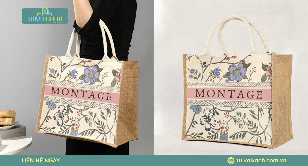 Túi vải đay linen mang vẻ đẹp mộc mạc nhưng vẫn tinh tế và hiện đại.