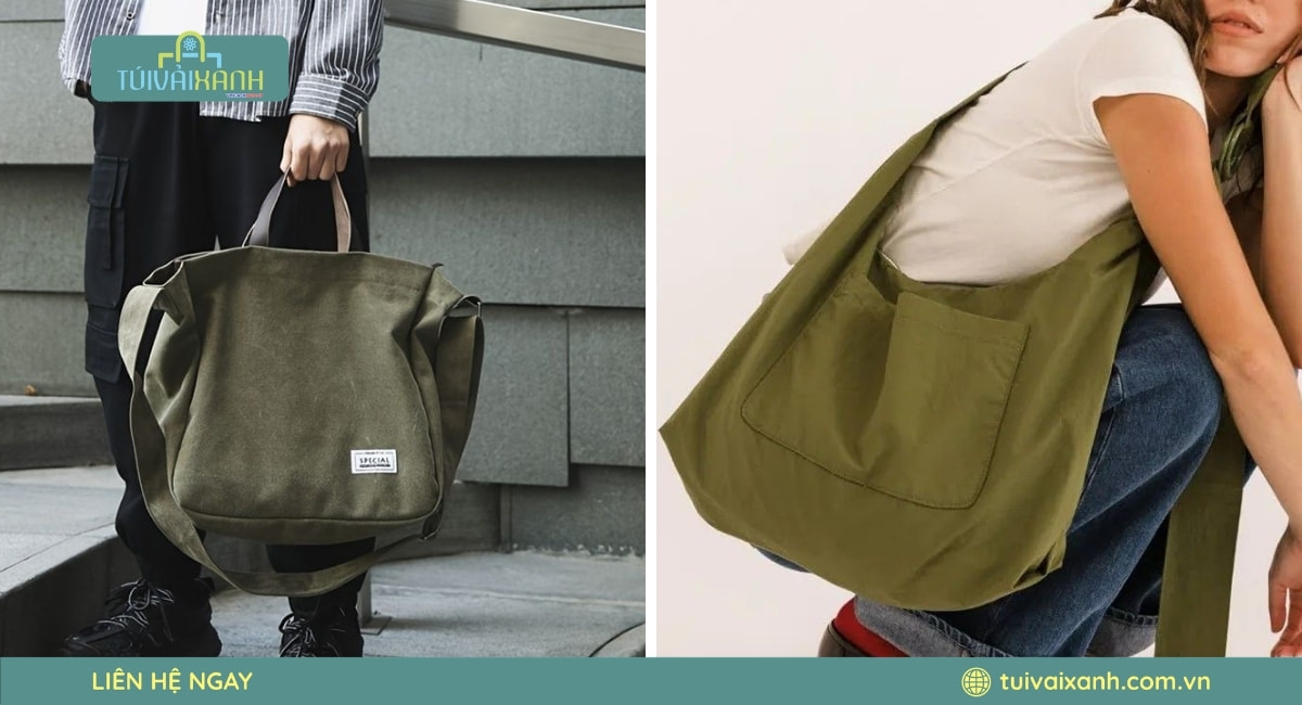 Những lợi ích vàng túi đeo chéo vải bố canvas đem lại cho doanh nghiệp
