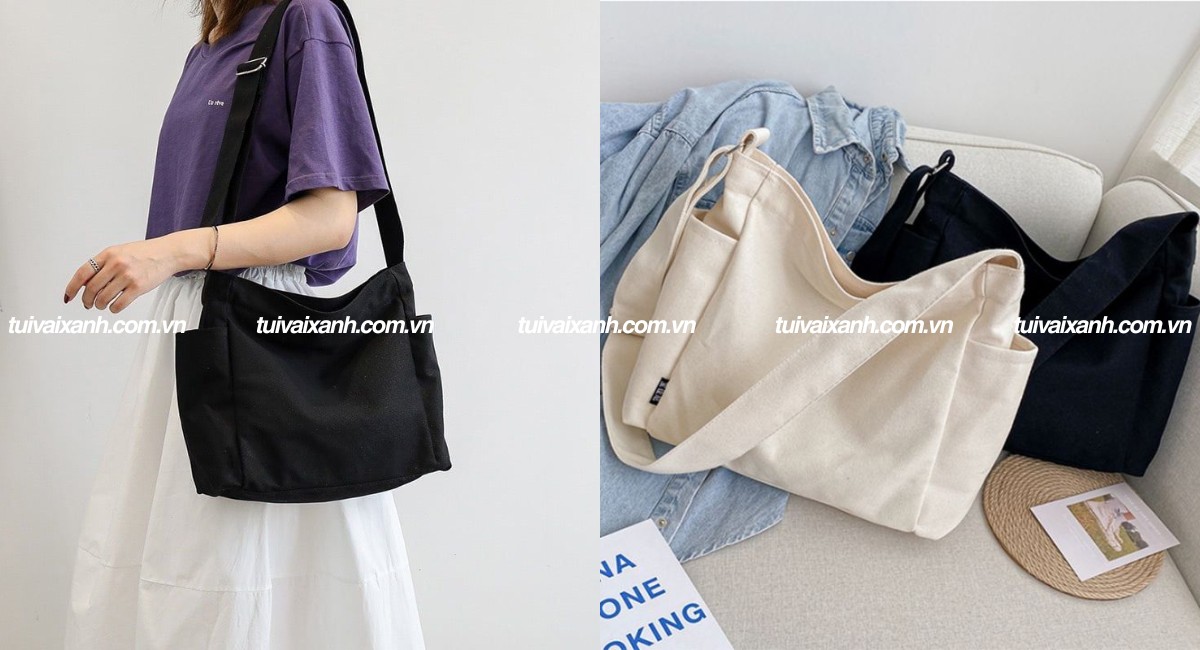 Túi đeo chéo canvas
