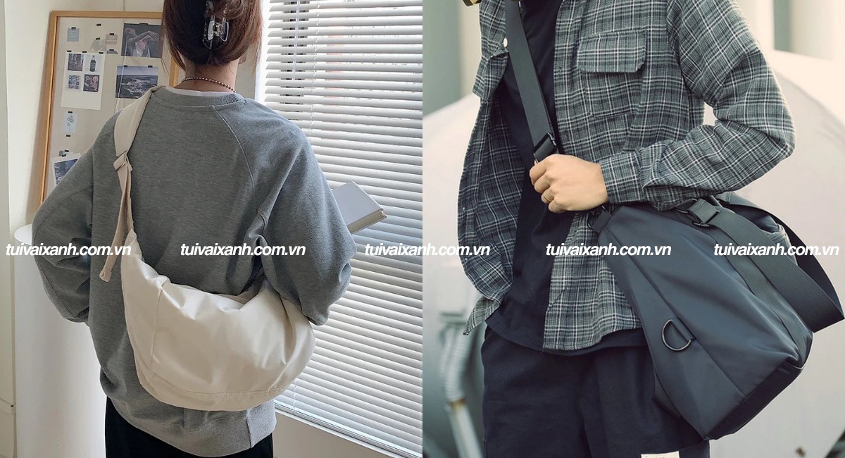 Túi đeo chéo vải dù