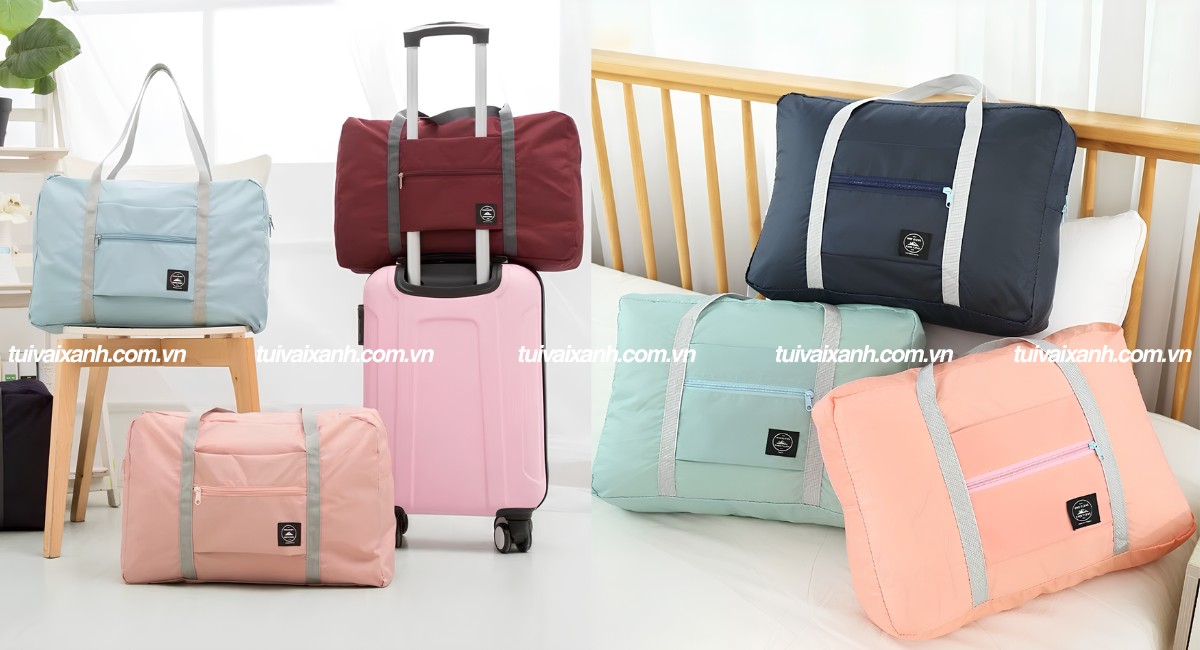 Túi du lịch vải dù nhiều ngăn có quai xách