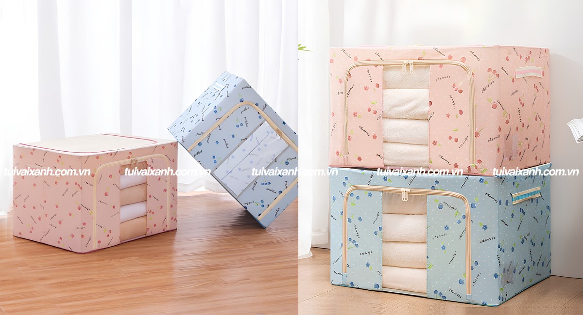 Túi đựng quần áo vải dù dạng hộp