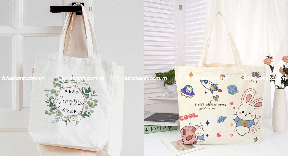Túi vải canvas hàn quốc đẹp