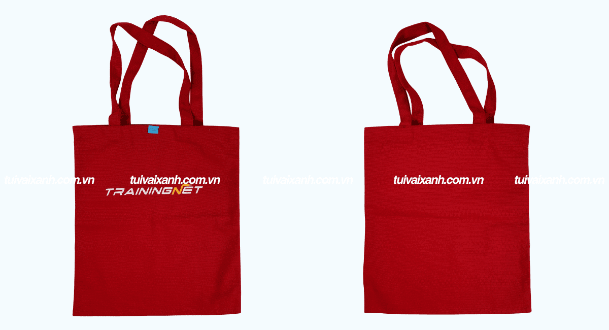 Túi vải canvas có quai xách in logo