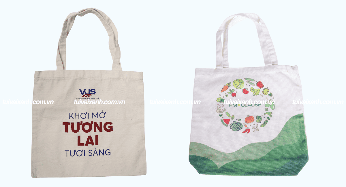Túi vải canvas in logo