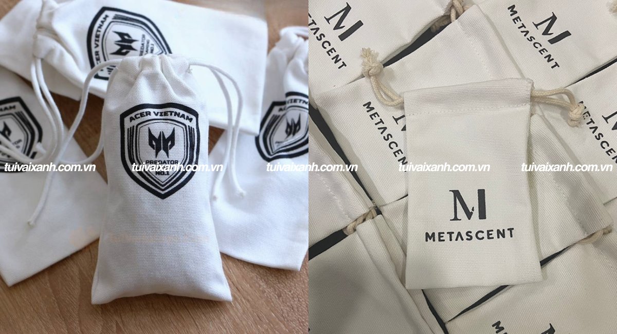 In túi vải dây rút