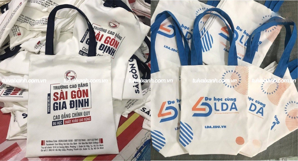 Túi vải đi học thêm