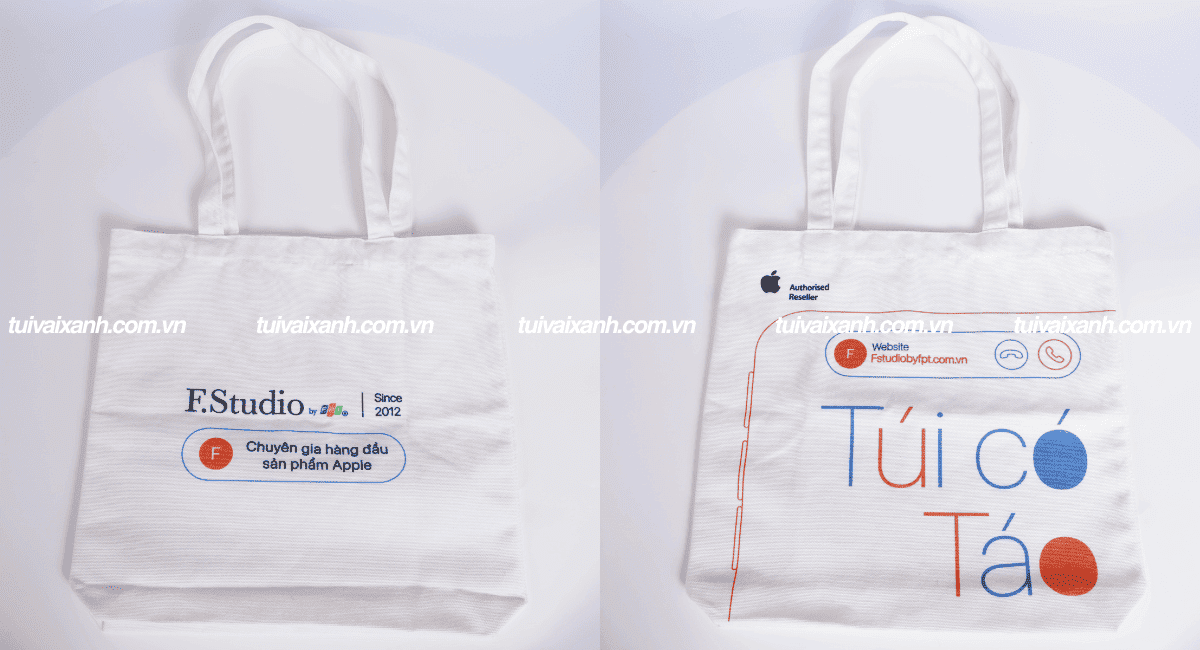 Túi vải canvas đựng điện thoại.