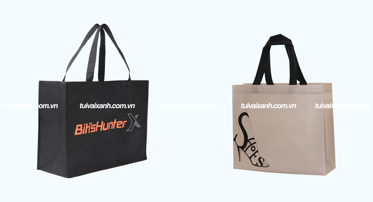 Túi vải đựng giày có quai xách tiện lợi