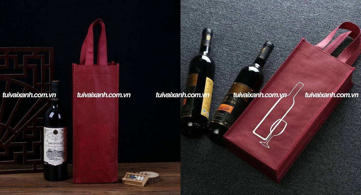 Túi vải đựng rượu đẹp