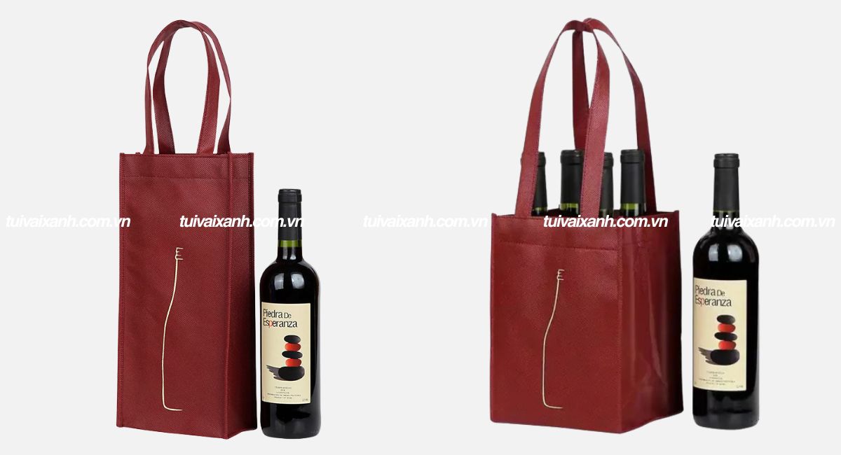 Kích thước túi vải đựng rượu