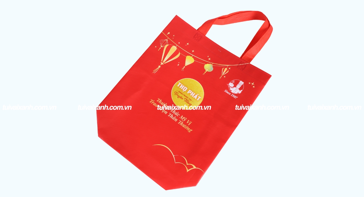 Kỹ thuật in túi vải không dệt cán màng.