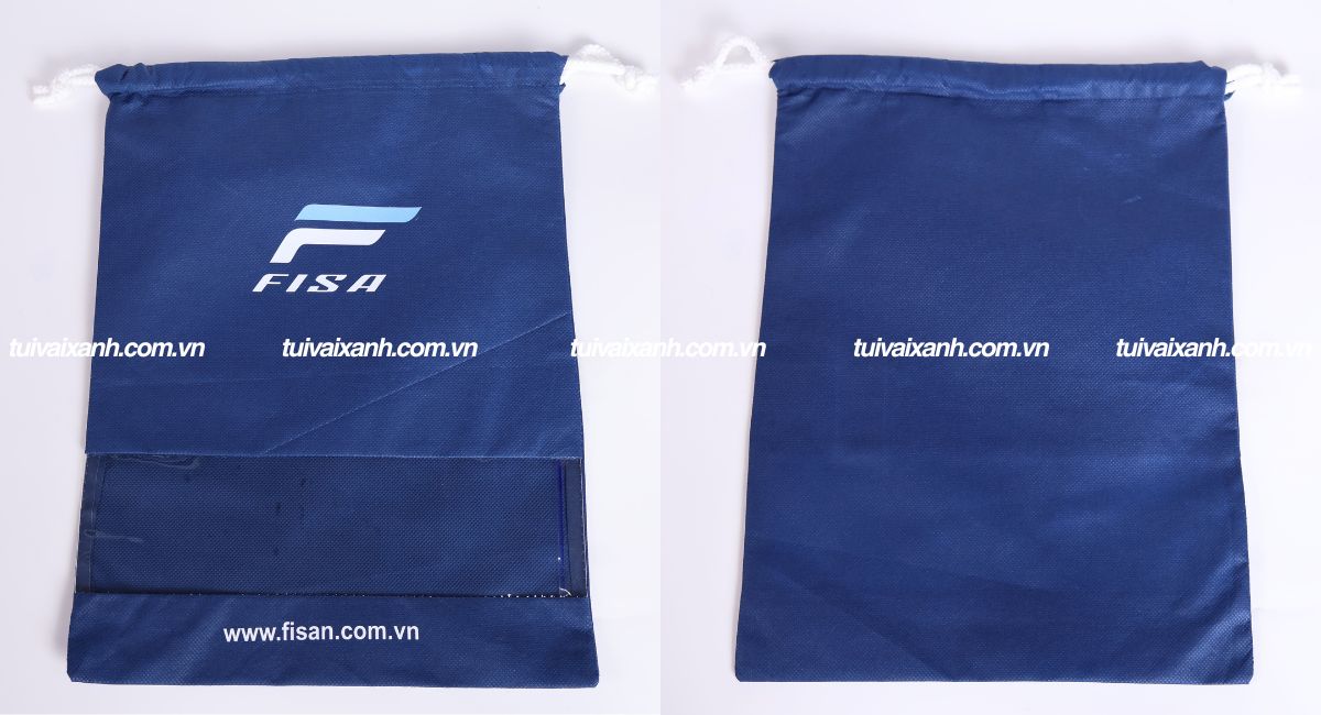 In túi vải không dệt dây rút