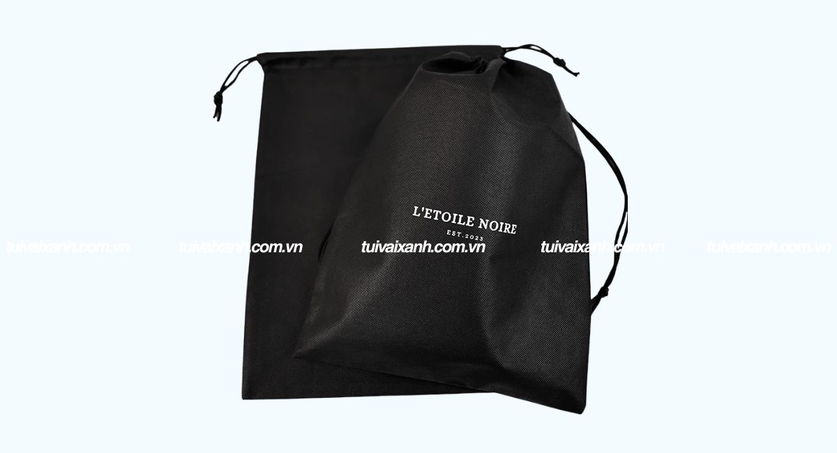 Túi vải không dệt dây rút