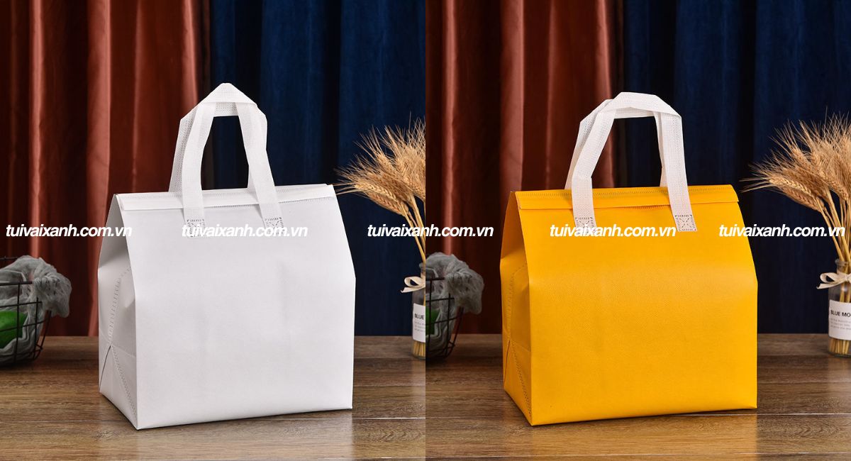 Túi vải không dệt giữ nhiệt đựng thức ăn