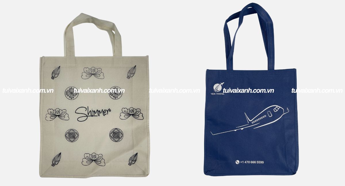 Túi vải không dệt in logo
