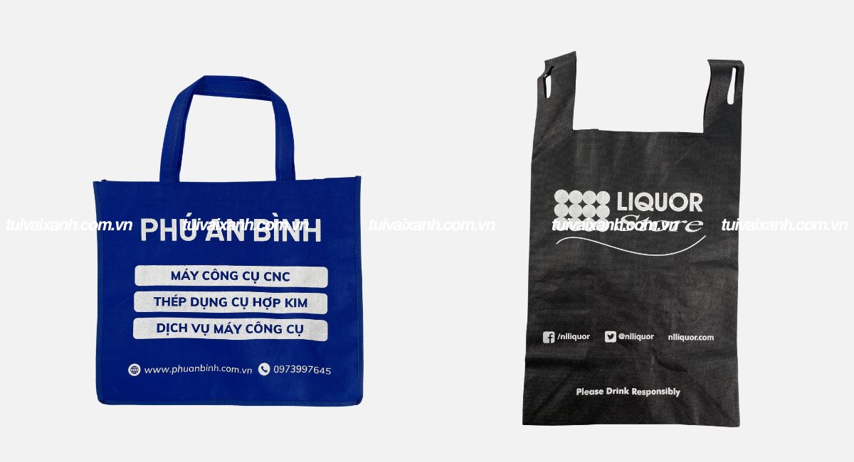 Túi vải không dệt in logo