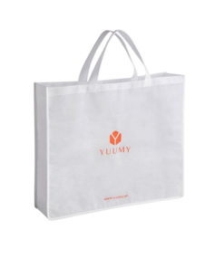 Túi vải không dệt màu trắng in theo yêu cầu