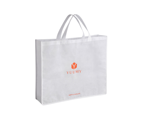 Túi vải không dệt màu trắng