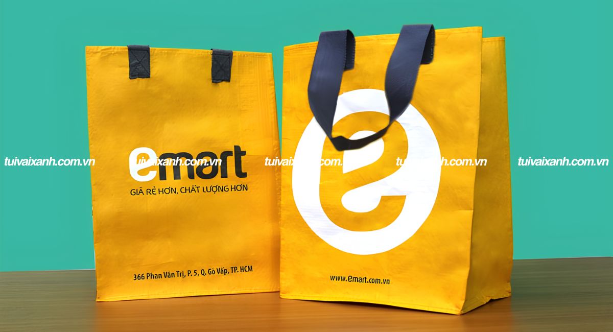 Túi vải siêu thị pp dệt