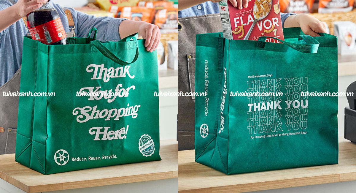 In túi vải không dệt siêu thị