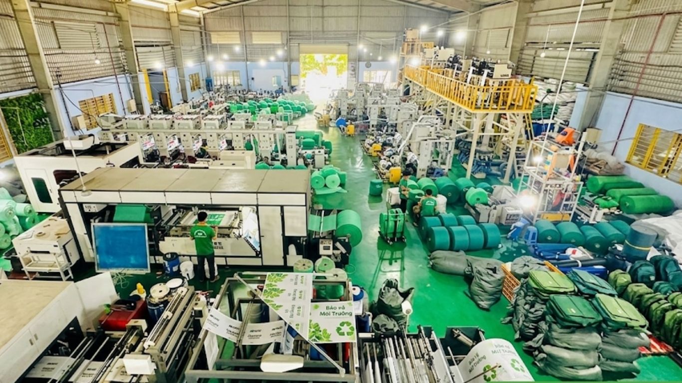Xưởng sản xuất của Túi Vải Xanh