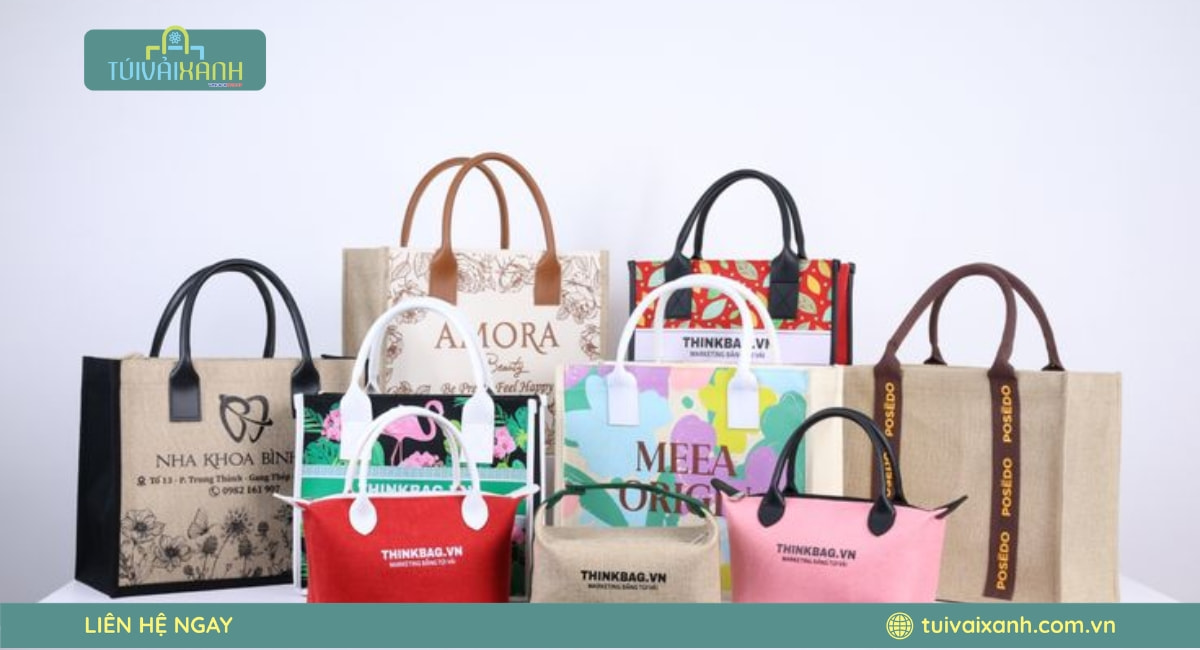 In túi vải canvas theo yêu cầu giúp nâng cao nhận diện thương hiệu hiệu quả