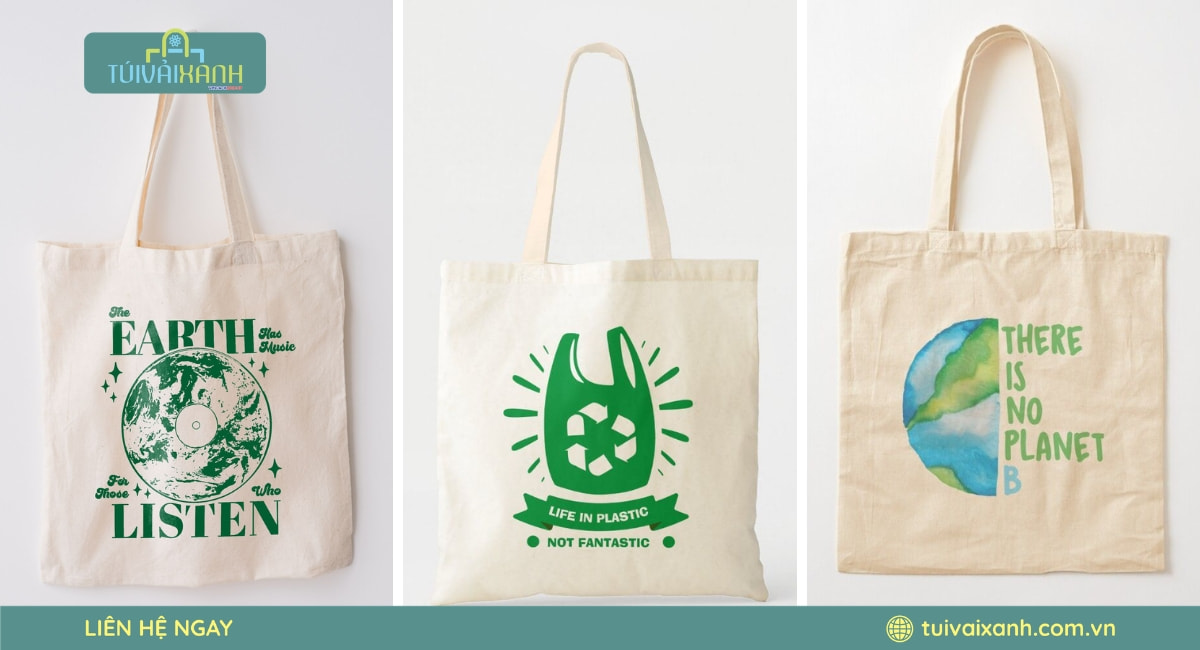 Túi vải canvas quà tặng sự kiện sang trọng và thân thiện môi trường