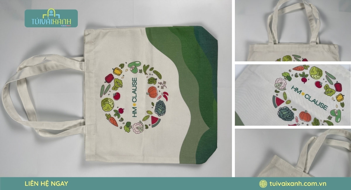 Túi Vải Xanh in túi vải bố canvas theo yêu cầu
