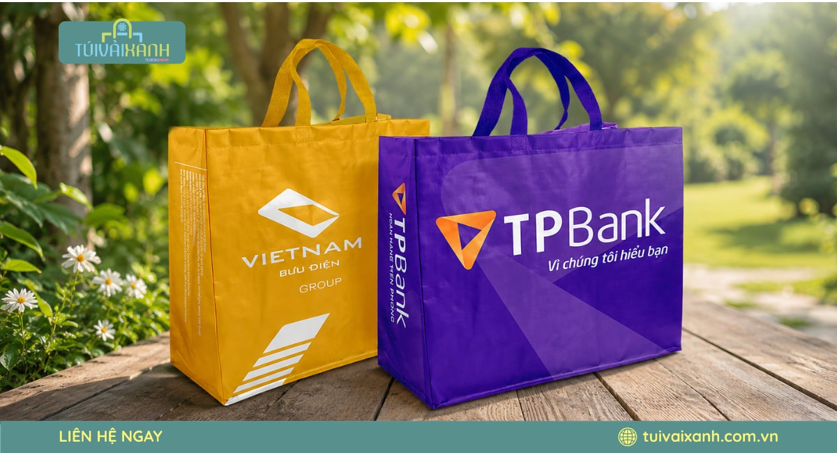 Túi vải không dệt ngành ngân hàng