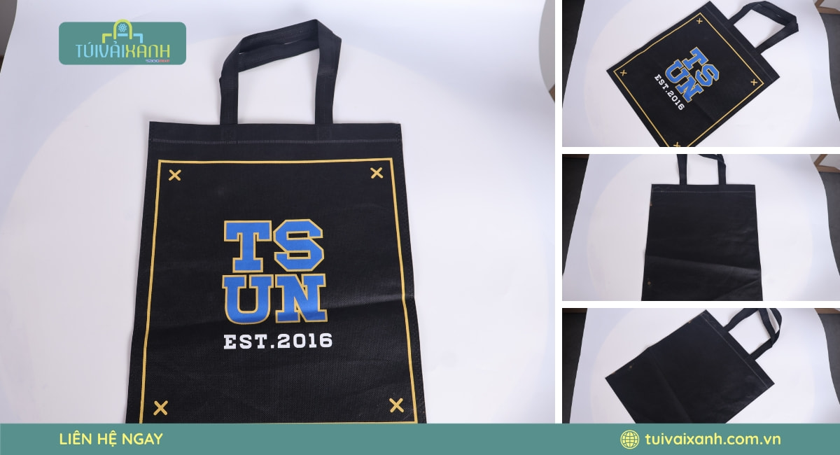 Túi vải không dệt in logo cửa hàng thời trang