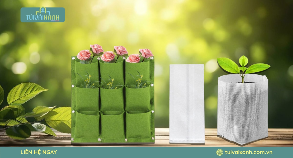 Túi vải trồng cây tiện lợi và thân thiện với môi trường sống
