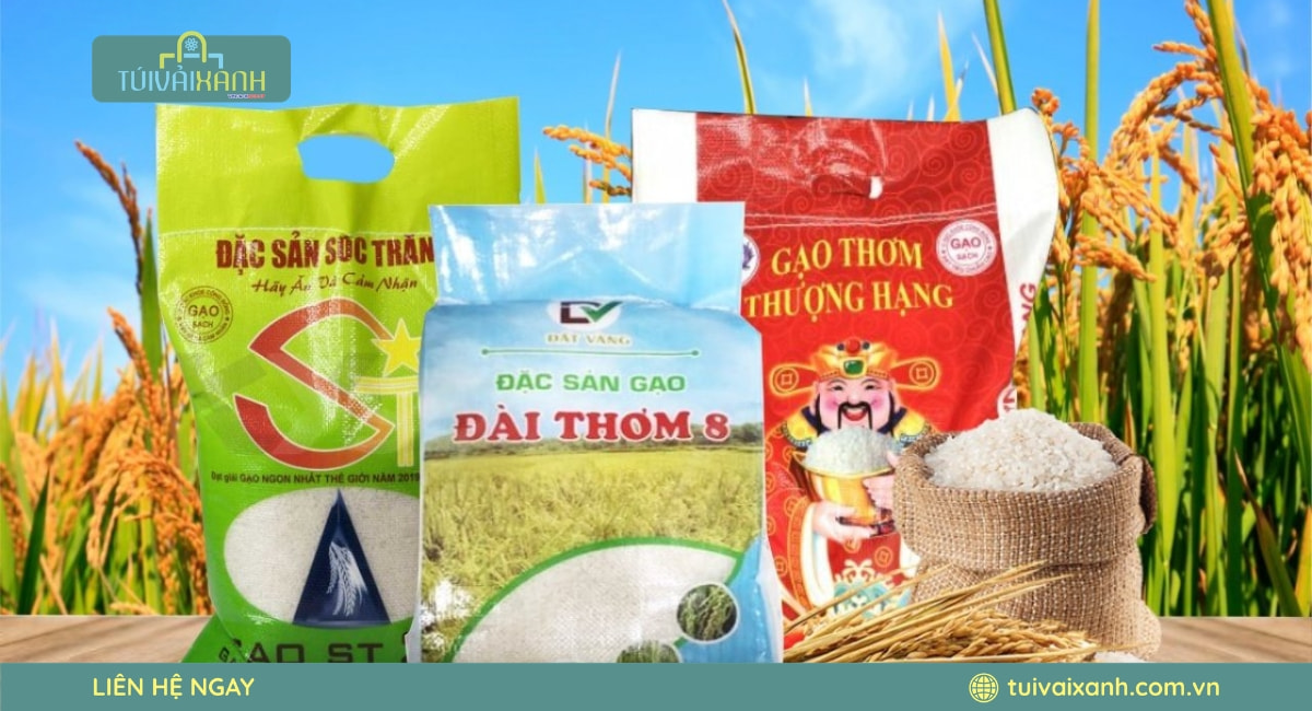Túi pp dệt đựng nông sản thức ăn gia súc bền đep chịu lực tốt
