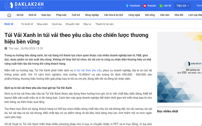 bao daklak noi ve tui vai