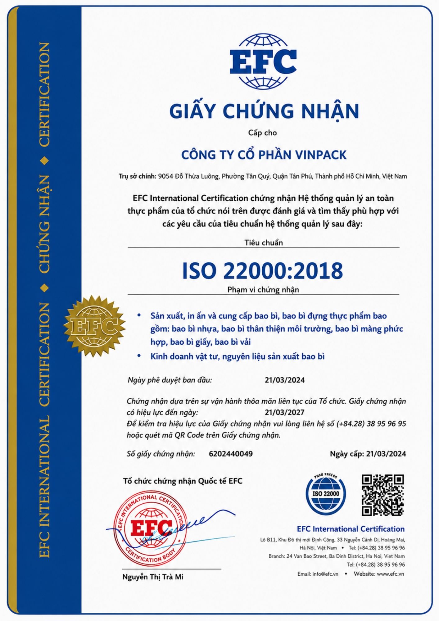 giay chung nhan iso