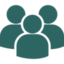 multiple users silhouette
