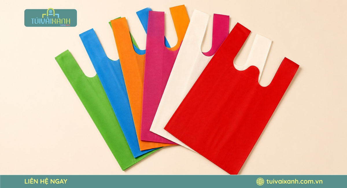 Túi T-shirt vải không dệt