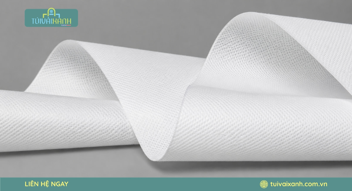 Chất liệu vải không dệt 80 GSM bền chắc, thân thiện với môi trường và phù hợp cho túi đựng bánh của KUNGFU BAKERY.