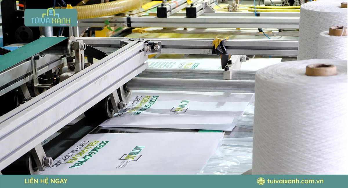 Xưởng sản xuất và in ấn túi vải in logo doanh nghiệp chất lượng