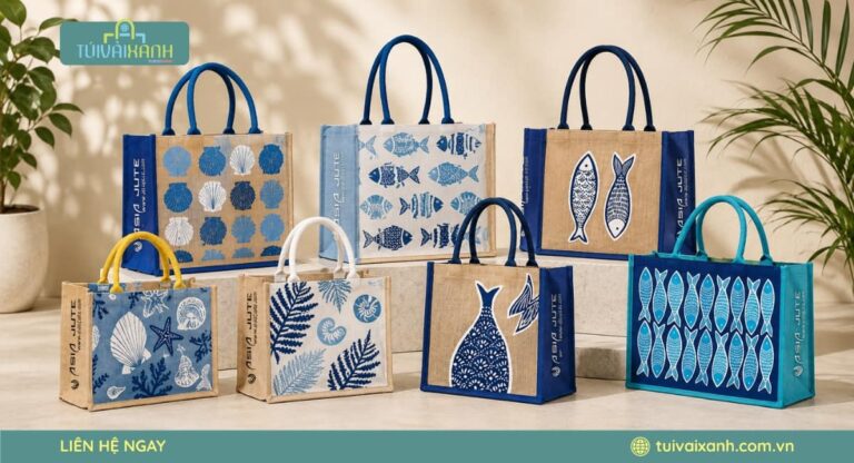 Túi vải đay shop thời trang