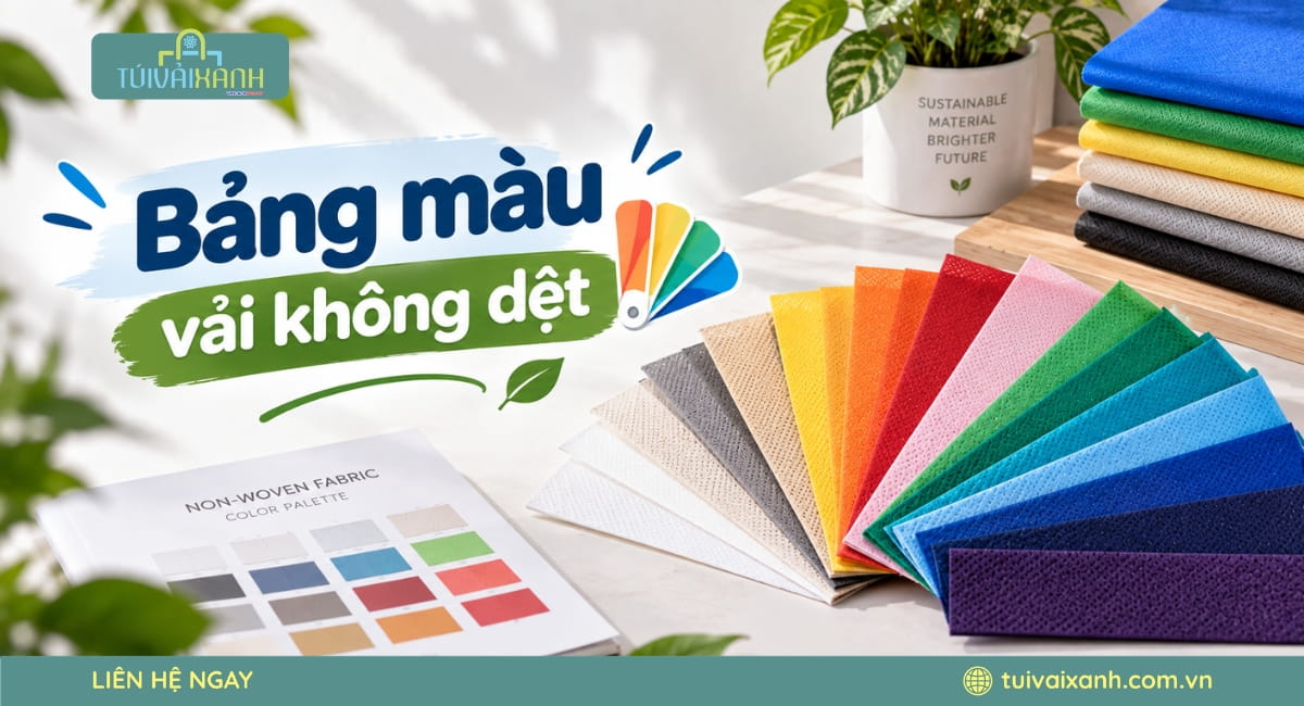 Bảng Màu Vải Không Dệt Phổ Biến Được Khách Hàng Ưa Chuộng