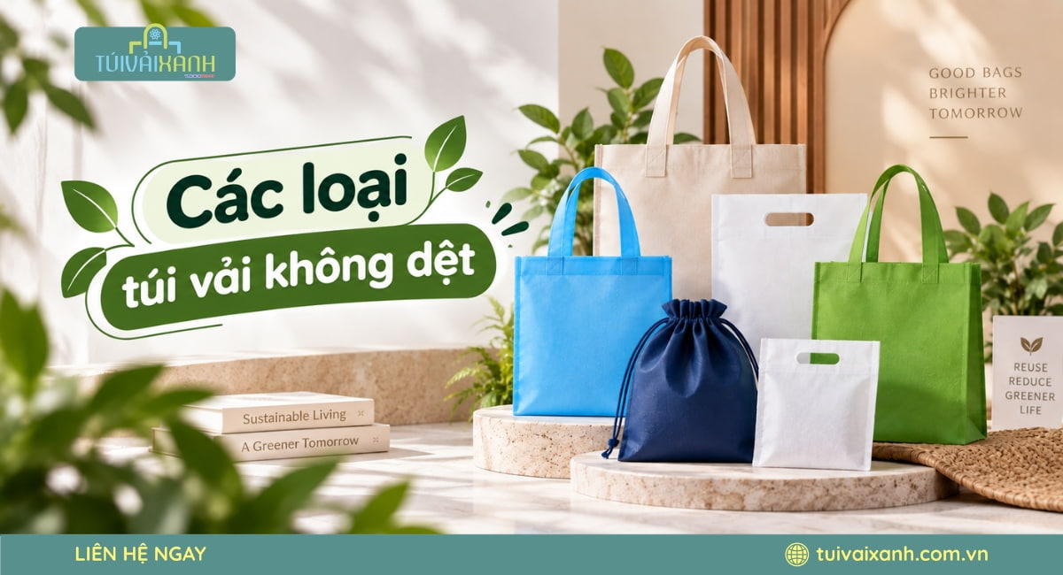 Các Loại Túi Vải Không Dệt Phổ Biến Và Cách Chọn Phù Hợp