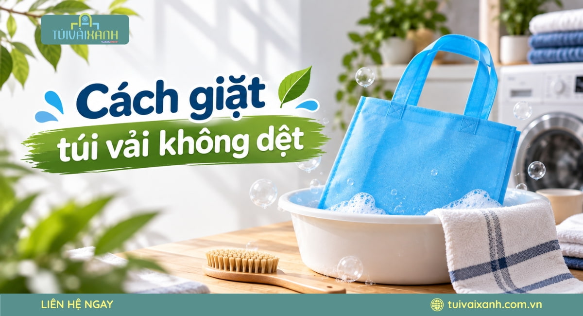 Cách Giặt Túi Vải Không Dệt Đúng Cách Giúp Bền Màu, Giữ Phom