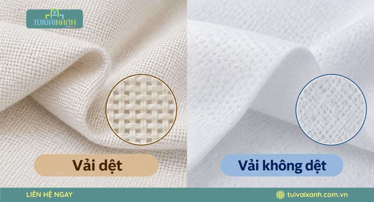 Khái niệm vải dệt và vải không dệt