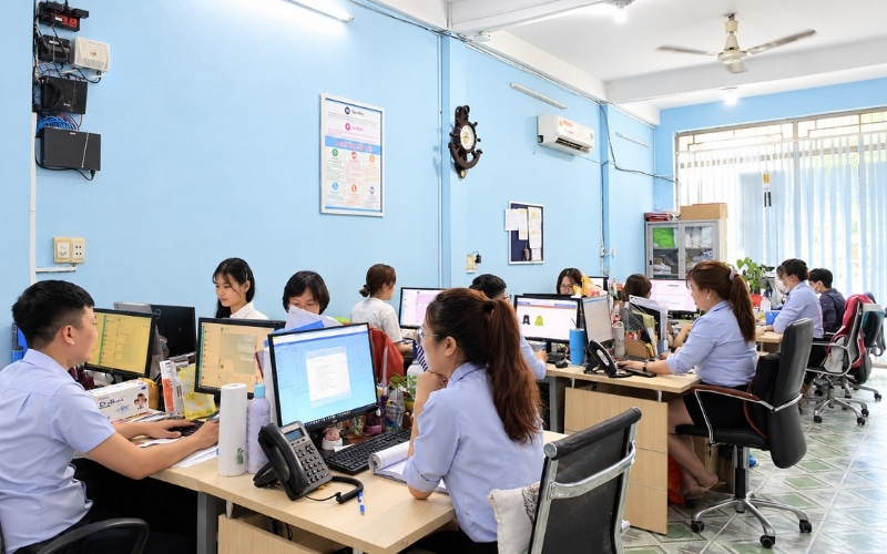 Không gian làm việc hiện đại