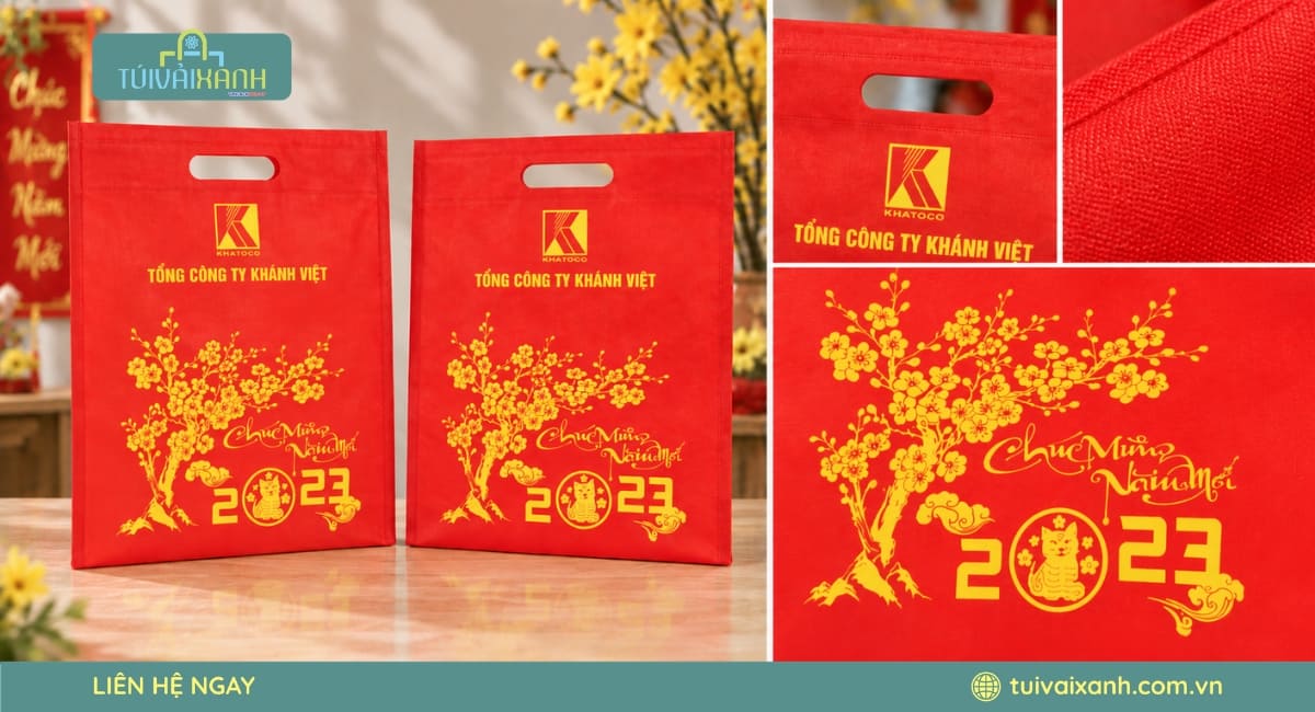 Kết quả sau khi hoàn thiện mẫu túi Khatoco