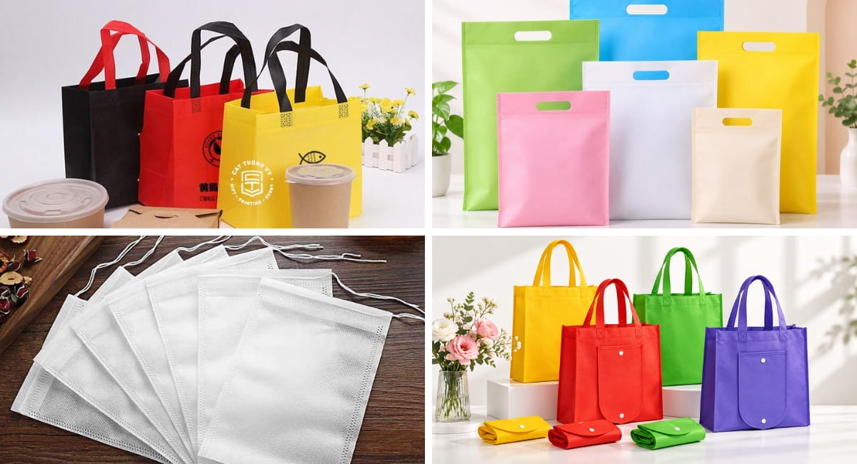 Các loại túi vải không dệt phổ biến