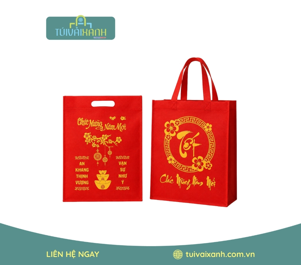 Túi Vải Đựng Lịch Tết